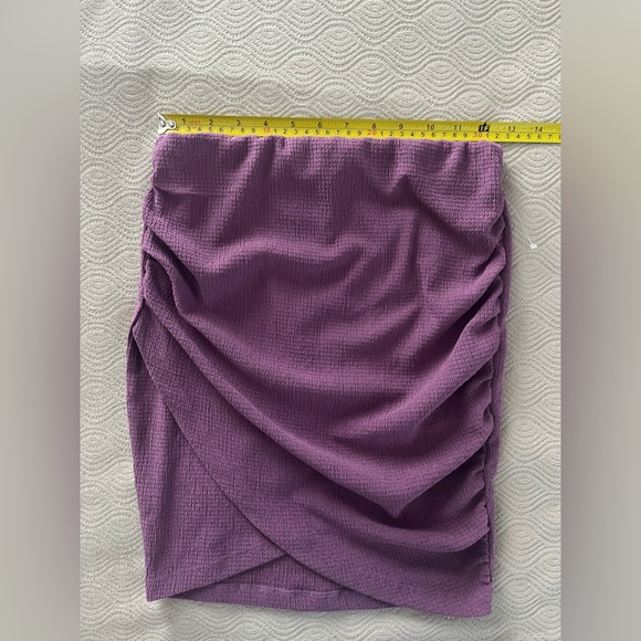 🆕 Free People Angie Purple Women's wrap Skirt size X small - Picture 10 of 11
